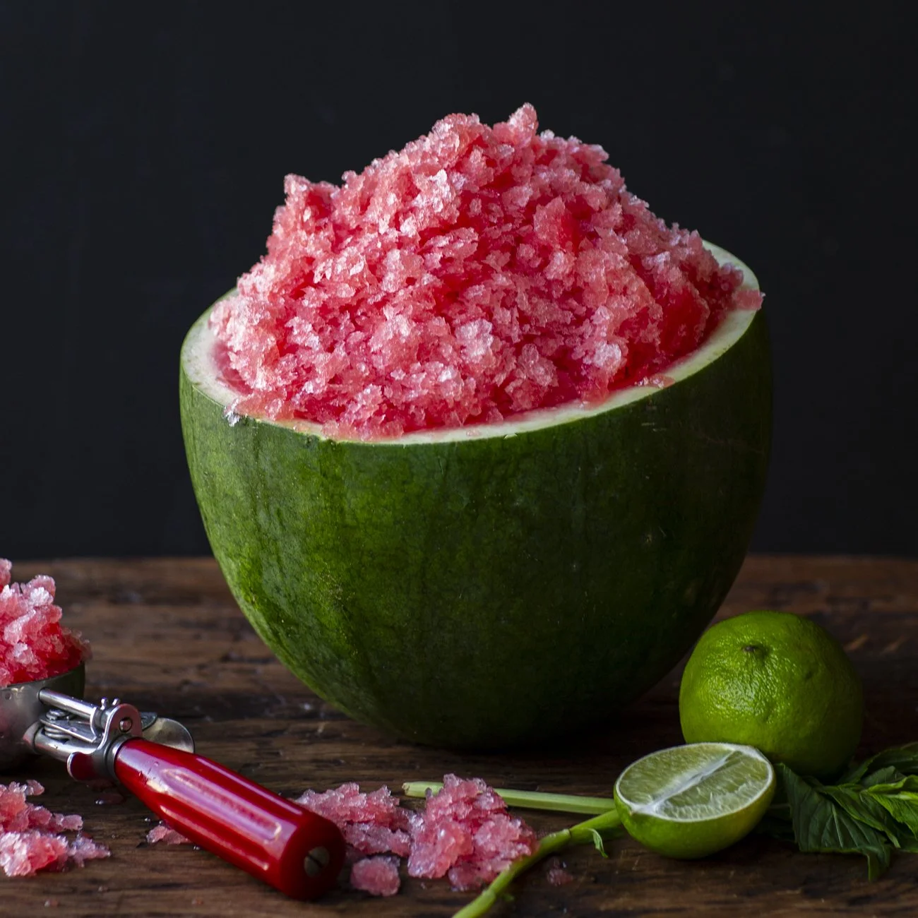 Watermelon and Mint Granita