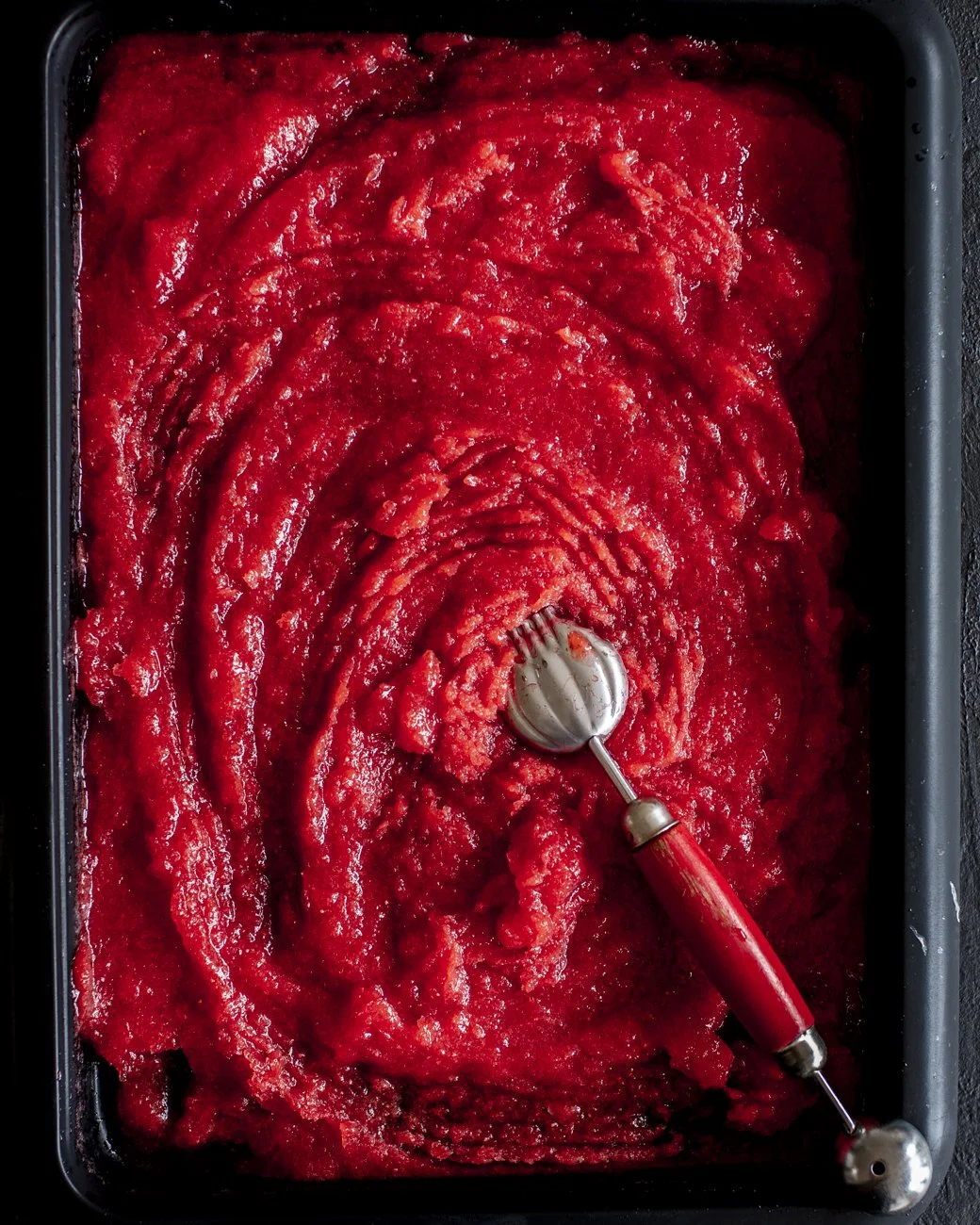 watermelon and mint granita