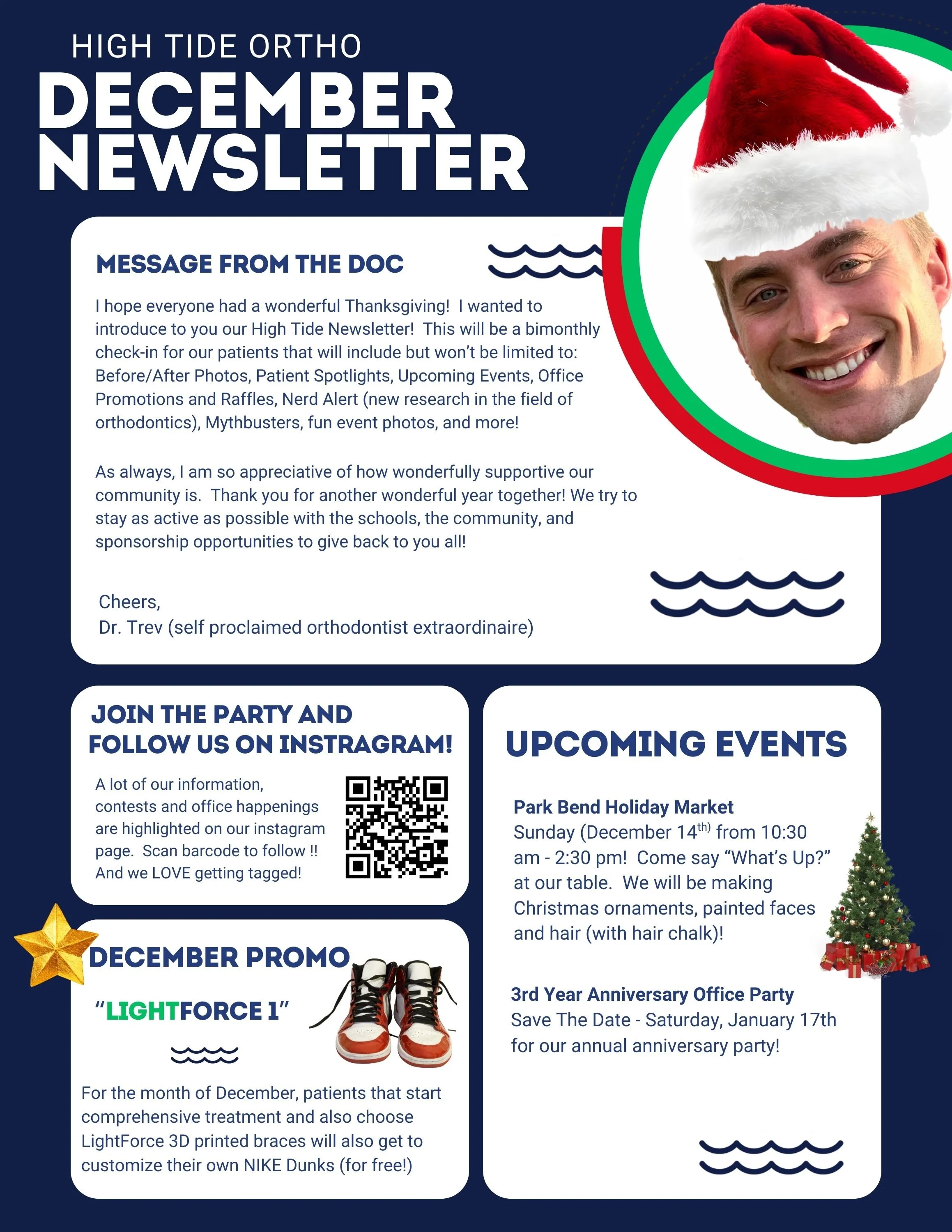 HIGH TIDE DECEMBER NEWSLETTER