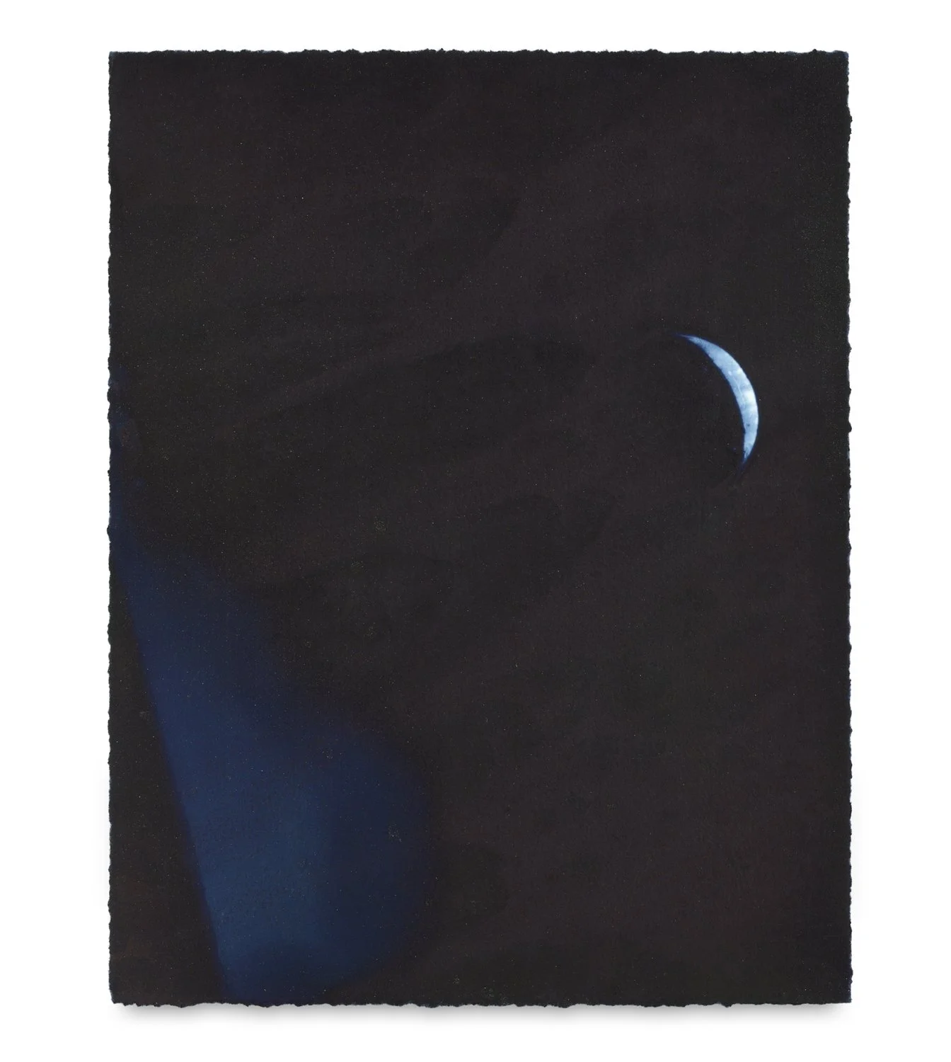 01.15.2021 #Shiseihaku#(Moon On The 3rd)#Waxing Crescent #DAY 305#Moonrise: 9:16 AM#Moonset: 7:37 PM#Moon Distance (mi): 239,902#Illumination: 8%
