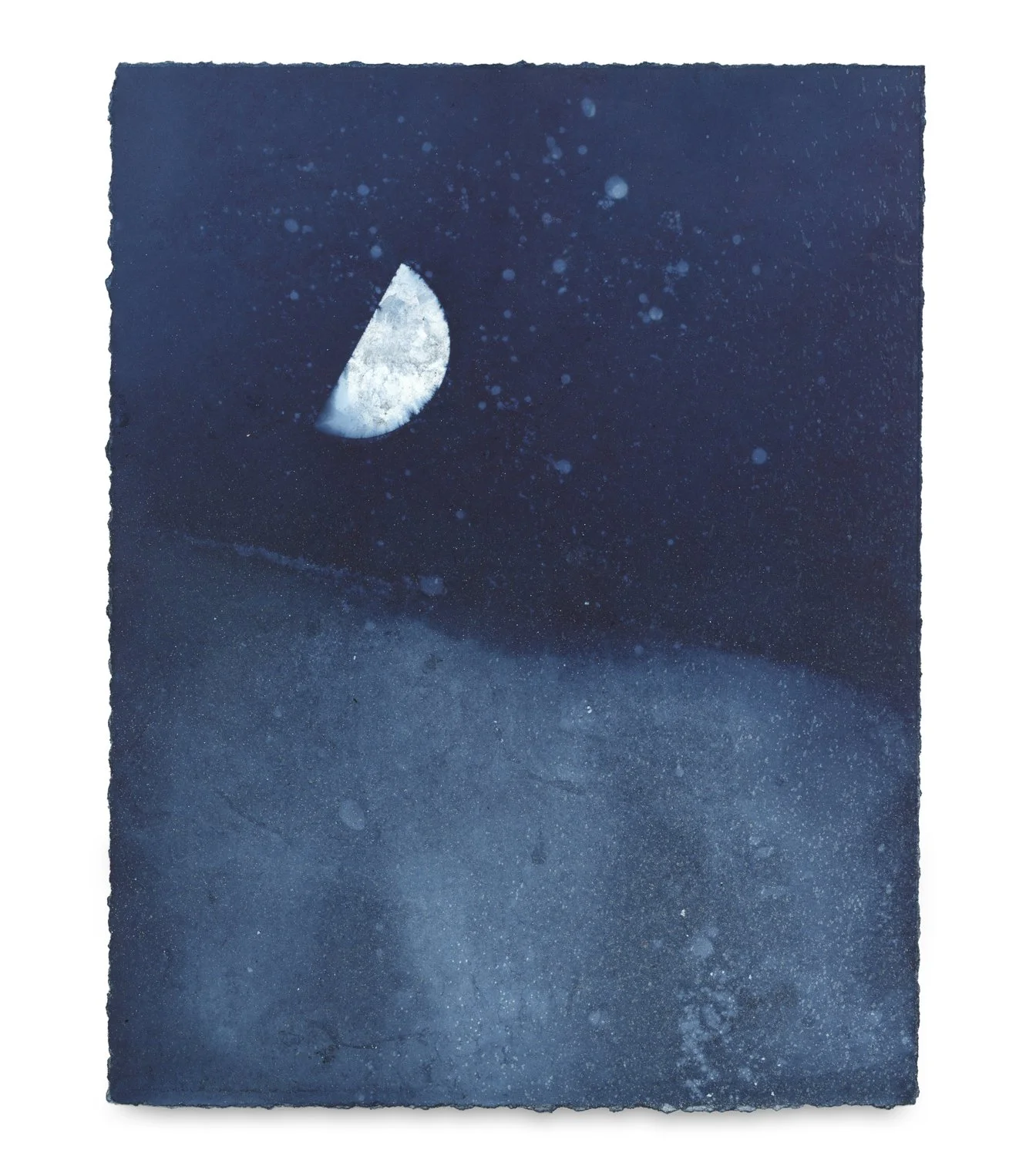 04.20.2021 #Kyougen#(Half Moon)#First Quarter Moon#DAY 400#Moonrise: 12:10 PM#Moonset: 2:44 AM#Moon Distance (mi): 240,694#Illumination: 57.30%