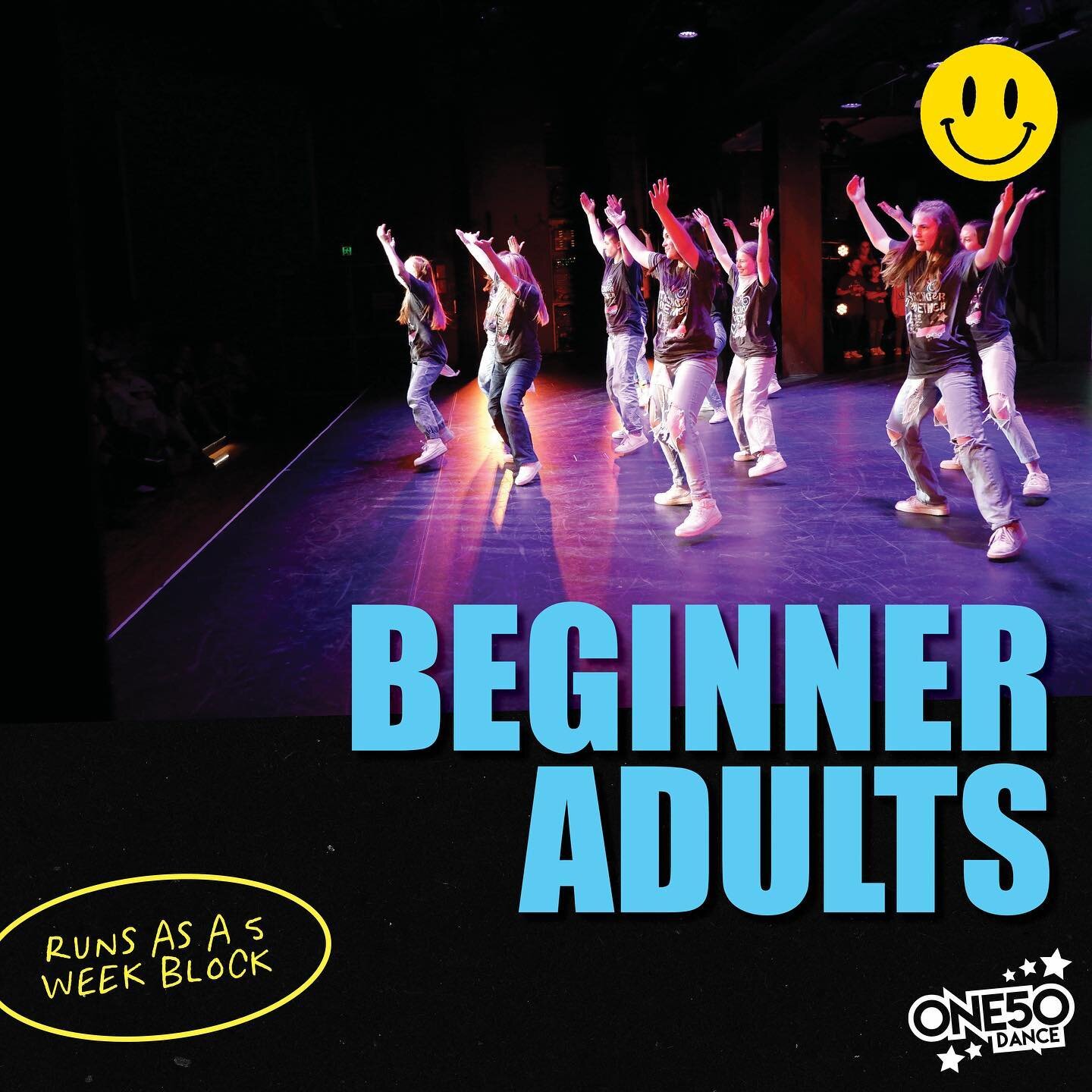 Our Beginner Adults class is back on this term! 

Running as a five week block from weeks 2-6, this class is an awesome opportunity to learn hip hop and exercise in a relaxed environment! Come and join the fun. We&rsquo;d love to have you!

5:30-6:30