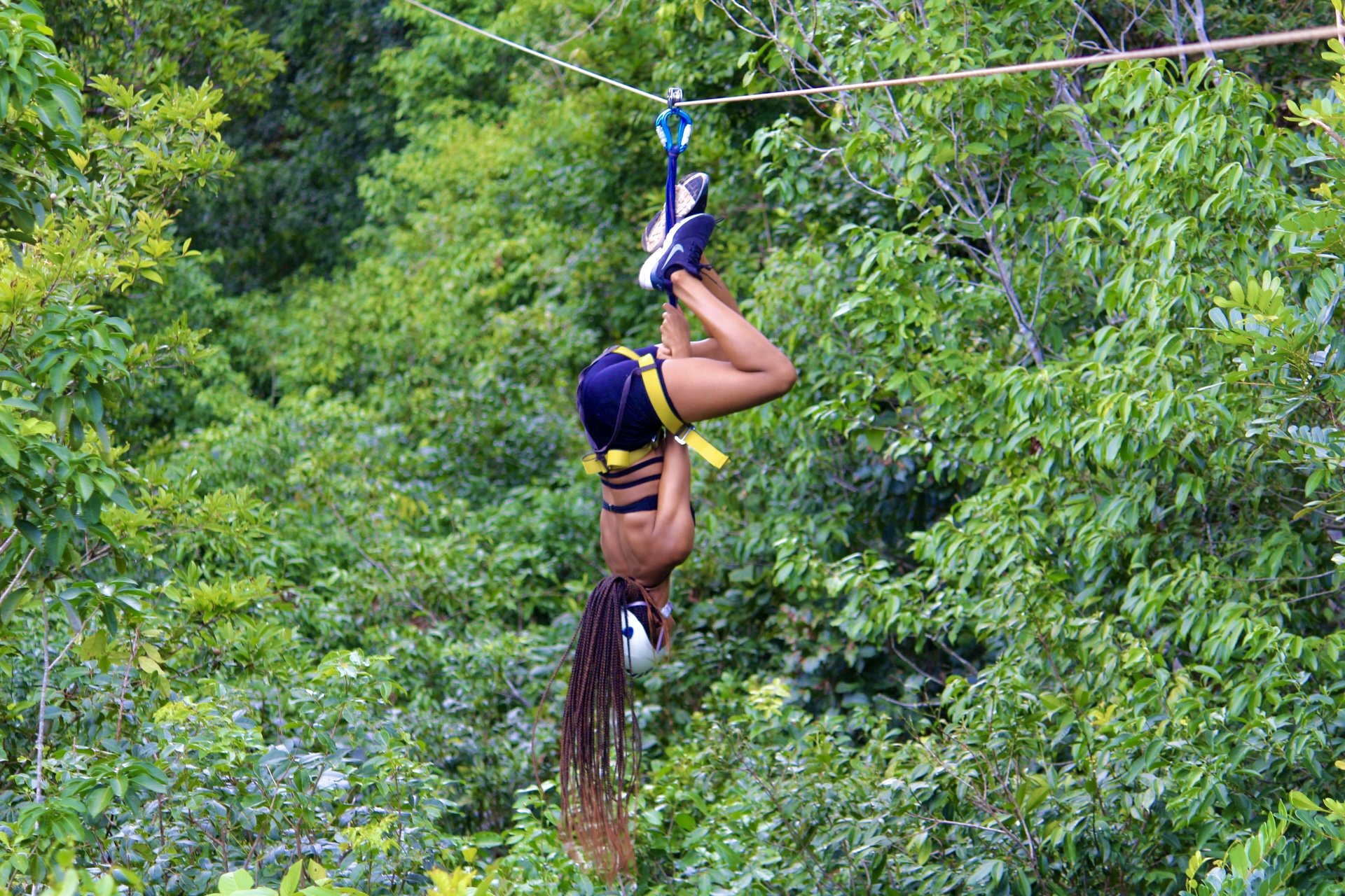 Ziplining in the Wild