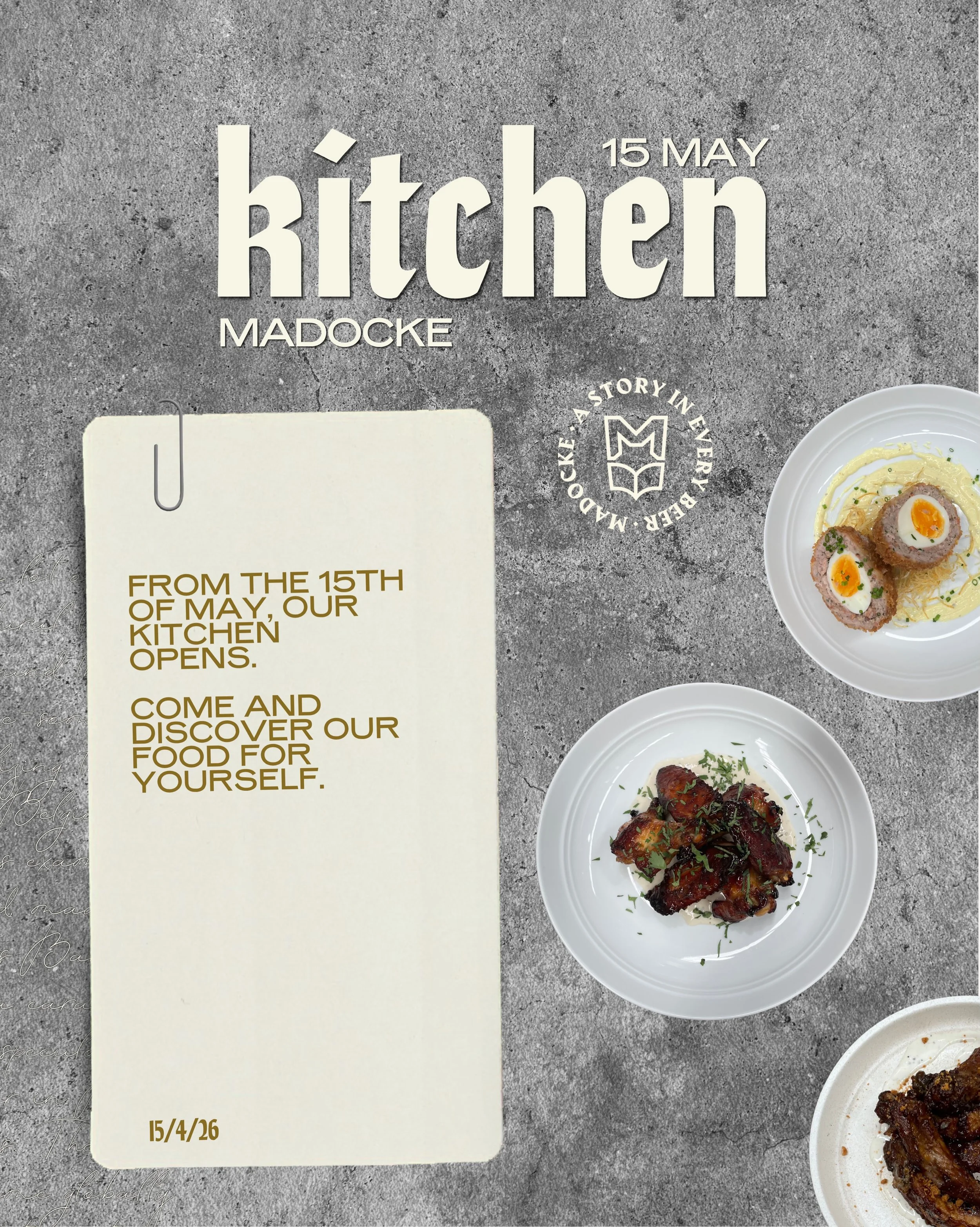 15 May we&rsquo;re officially opening our kitchen.

What started with bringing Belgian beer has grown into something we&rsquo;re incredibly proud of&hellip; now we&rsquo;re bringing Belgian food to the table too with the help of @stop.smelltherosemar