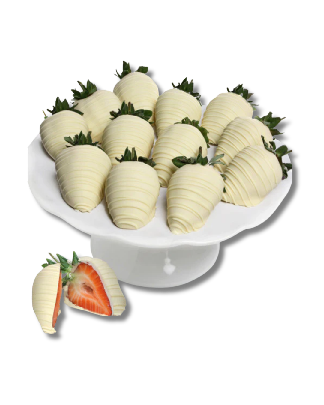 White Chocolate Covered Strawberries