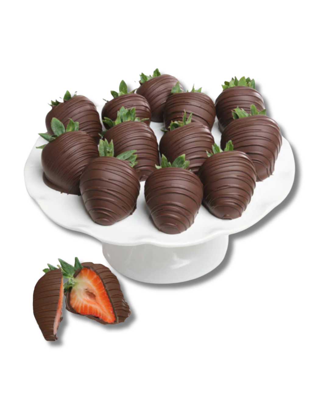 Semisweet Chocolate Covered Strawberries