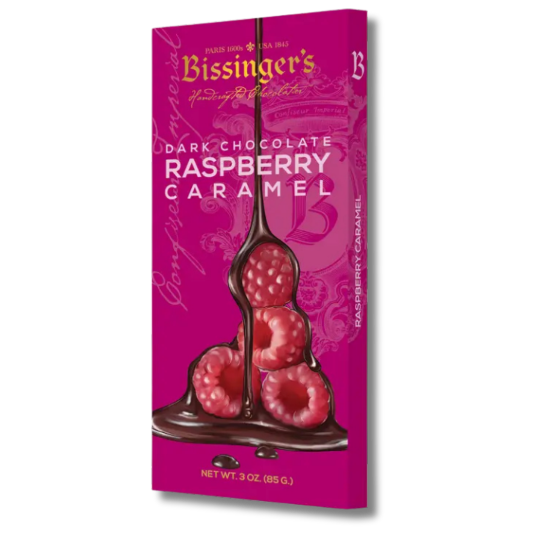 Bissinger's Dark Raspberry Caramel Bar
