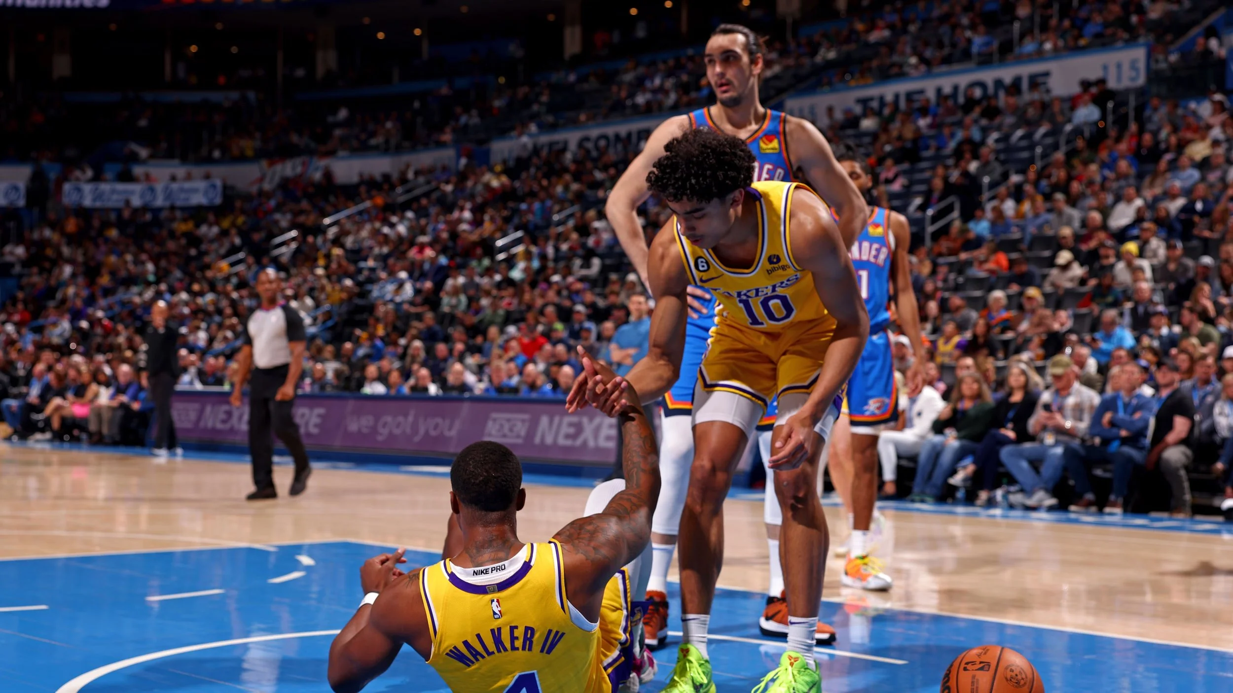 Lakers beat Thunder in short-handed battle.