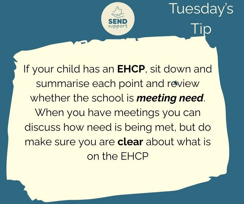 Is your child's school meeting need? #TuesdayTips #toptips #ASD #adhd #adhdlife #echp