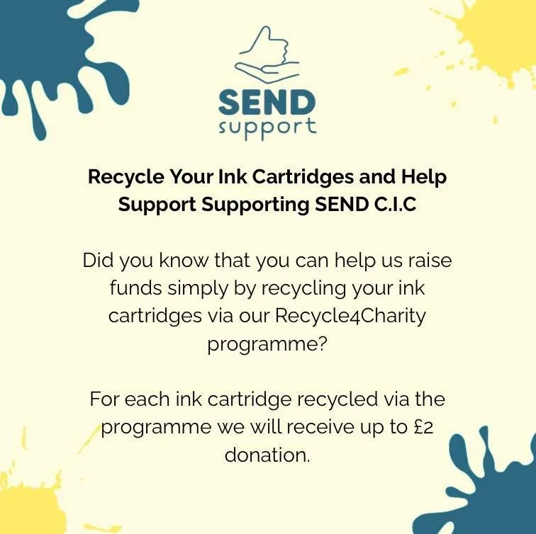 When you run a non profit organisation every little really does help. A really easy way for you to support us is by giving us your used printer cartridges. 

You can either give them to Dawn or Lydia or you can scan the QR code below and follow the i