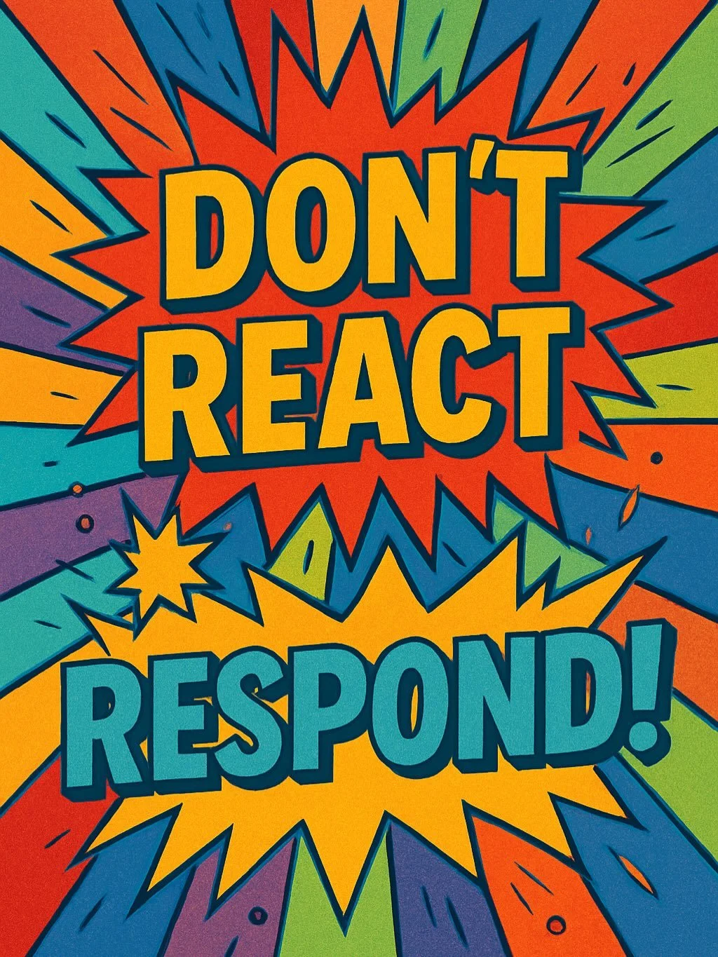 Some things I am being reminded of in my parenting journey is to &lsquo;respond and not react&rsquo; and &lsquo;to collaborate over control&rsquo;. I wanted to create something that I can stick on the wall so that when we are having rough moments I c