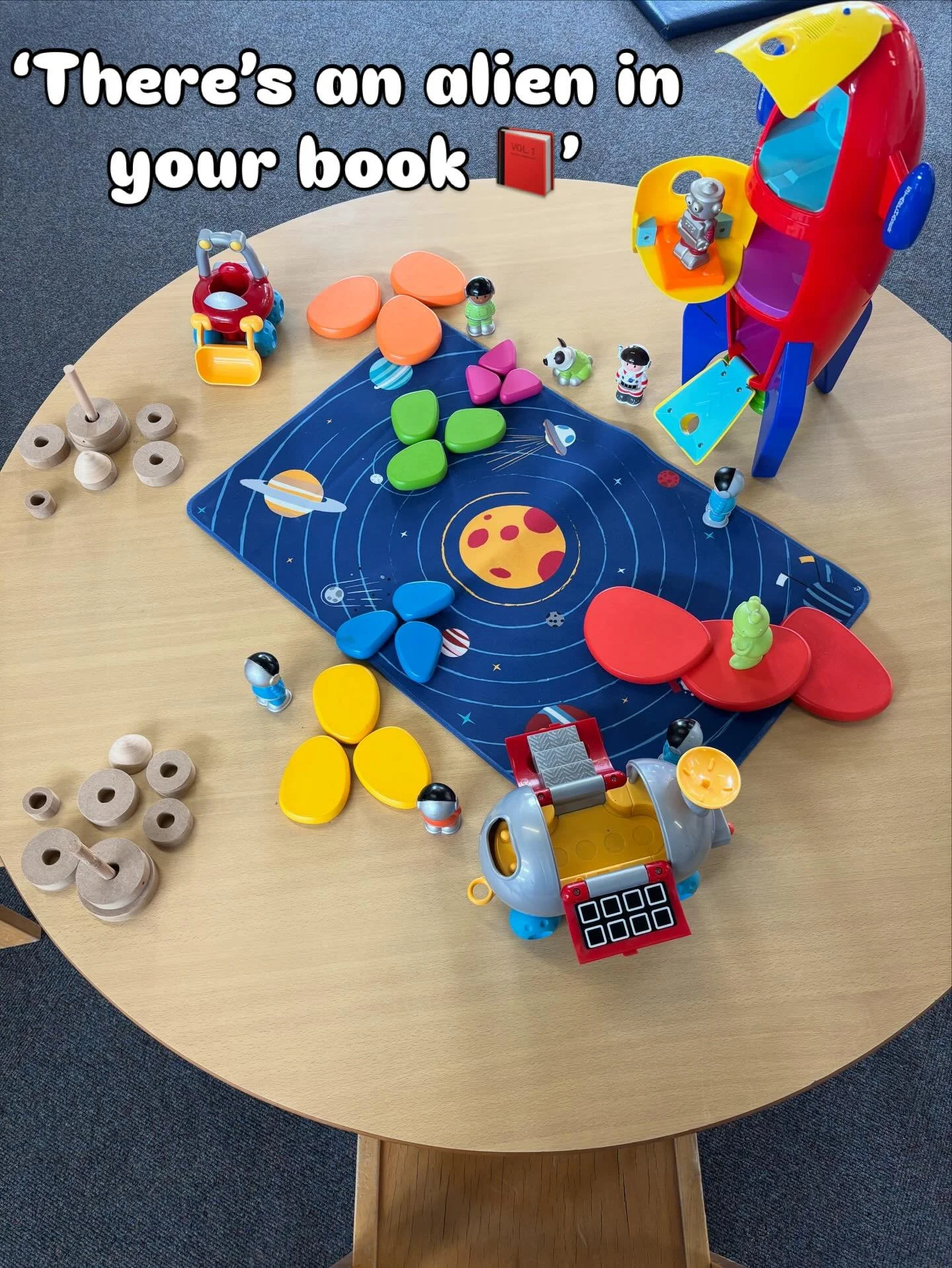 And we&rsquo;re back in @thebromleychildrenproject with 12 new books for our sessions. Can&rsquo;t wait! #books #learningthroughplay