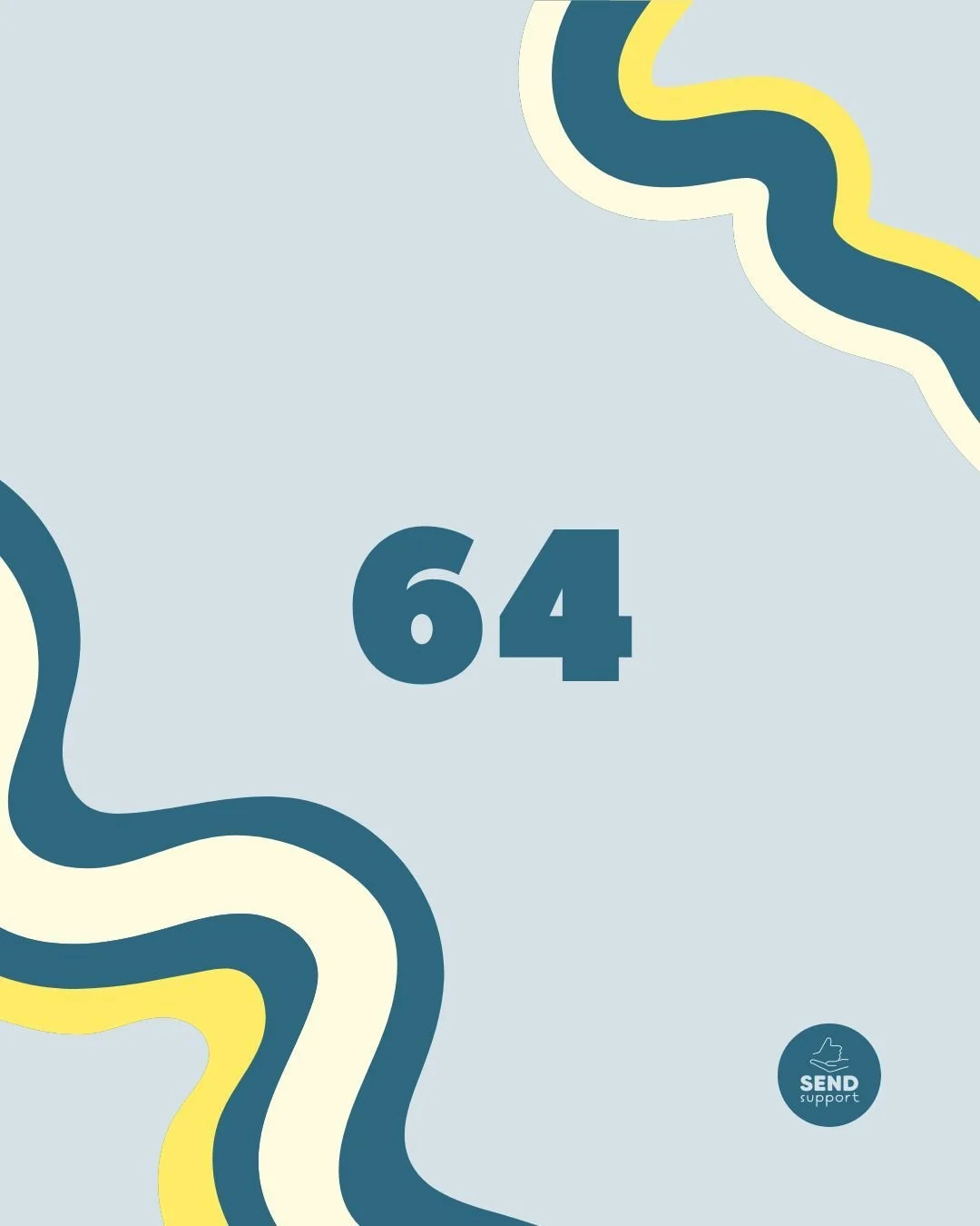 No, 64 is not the meaning of life... it's the number of calls and texts, myself and my husband received in an hour, where our child with ADHD was left with his Granny. 

They were a bit stressed about their bike, we tried saying call back in 10 mins 