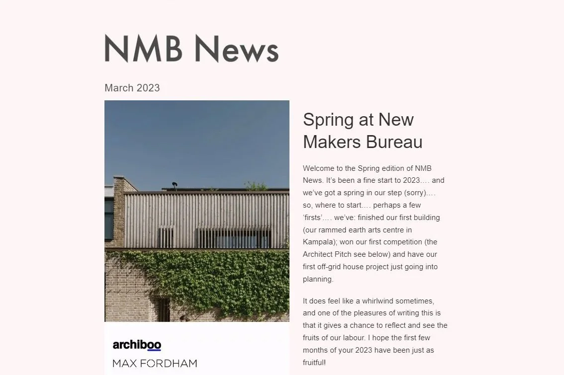 Spring news at New Makers Bureau