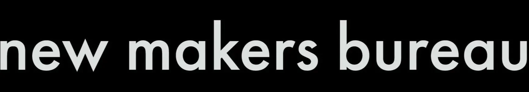 new makers bureau logo