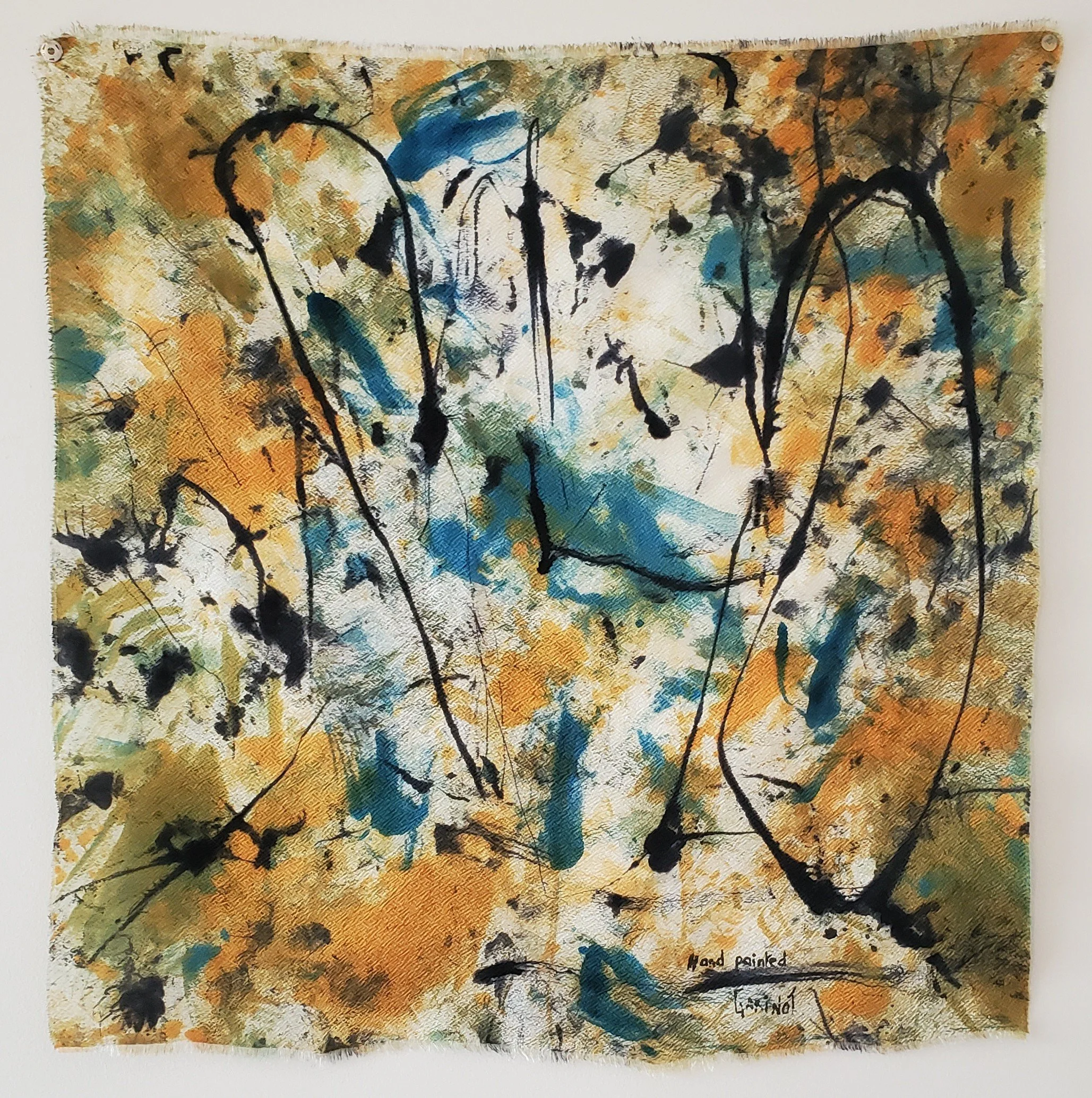 CS1. Couleurs sur crêpe de soie 55x55