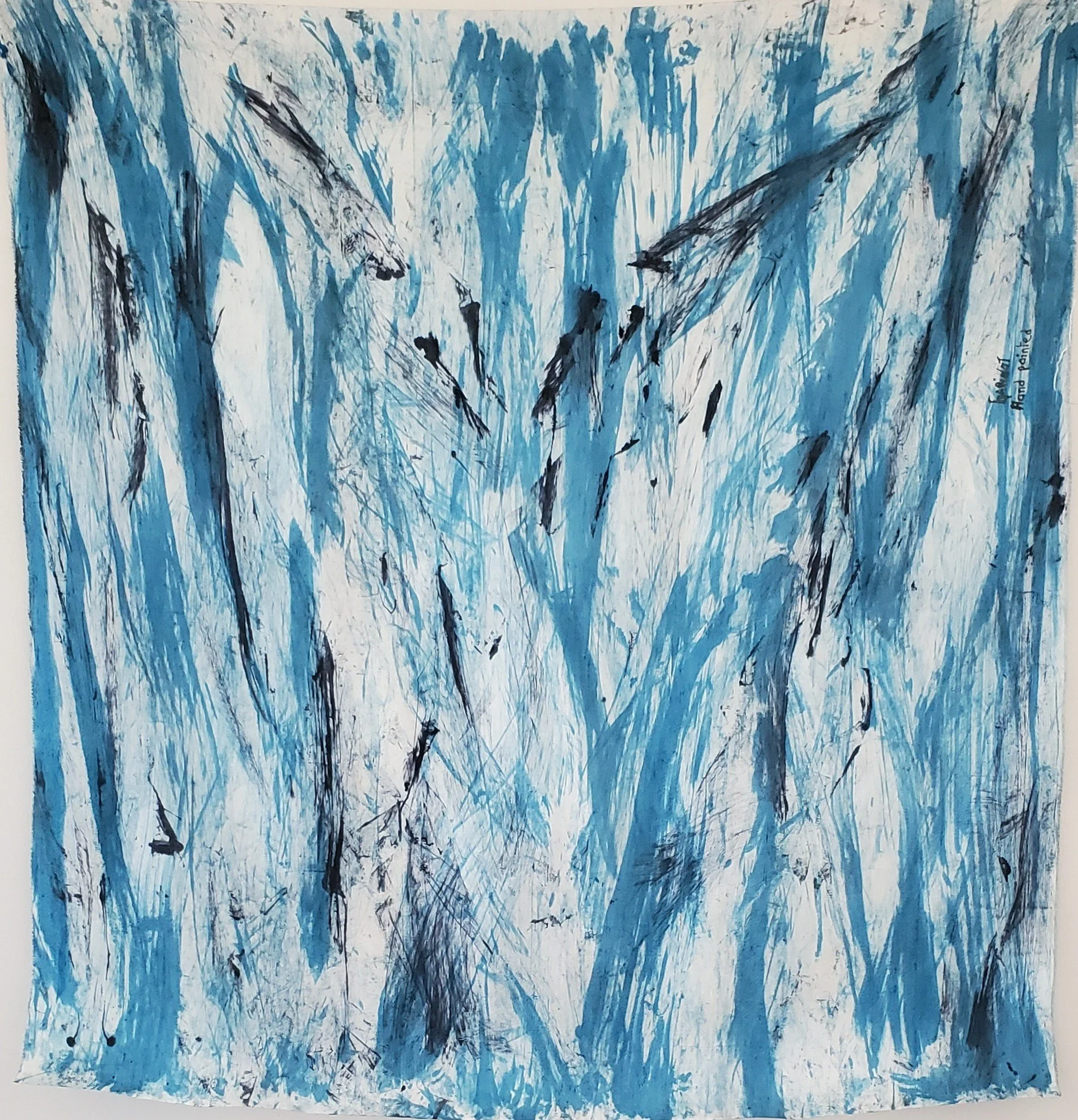 DS1. Couleurs sur doupion de soie 90x90