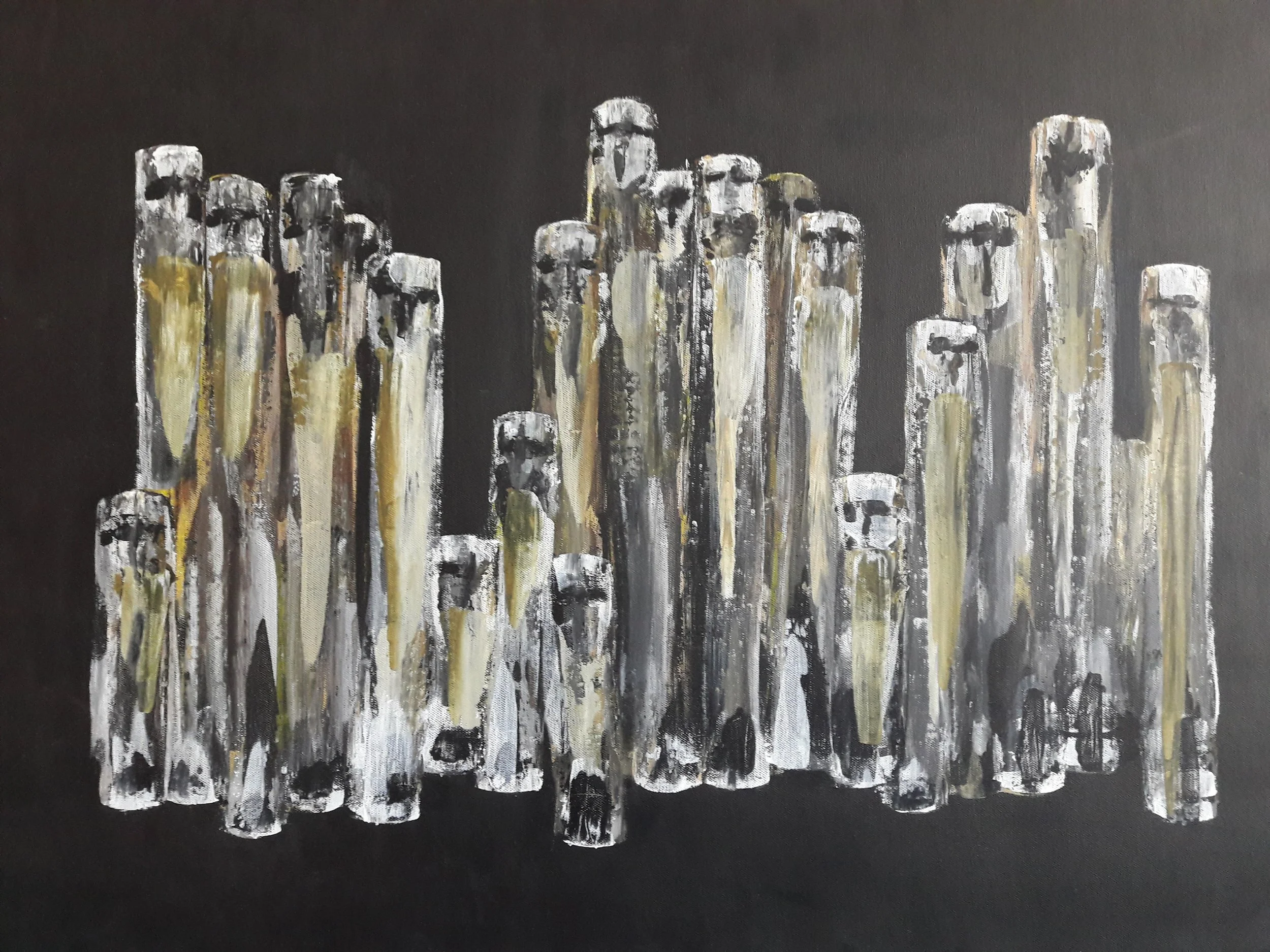 Acrylique sur châssis, 