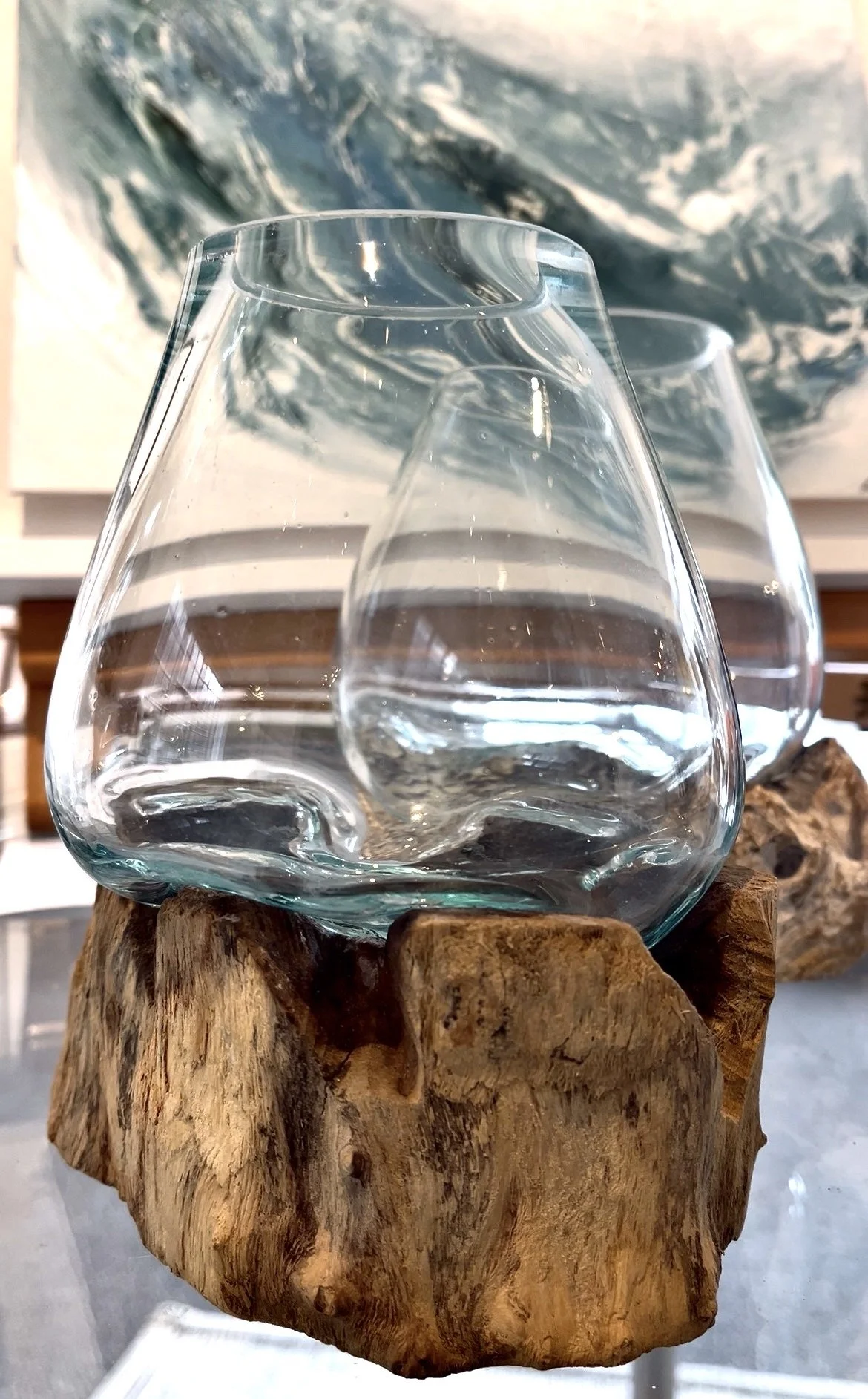 Bali Hand Blown Sculpted Bowl (Medium)