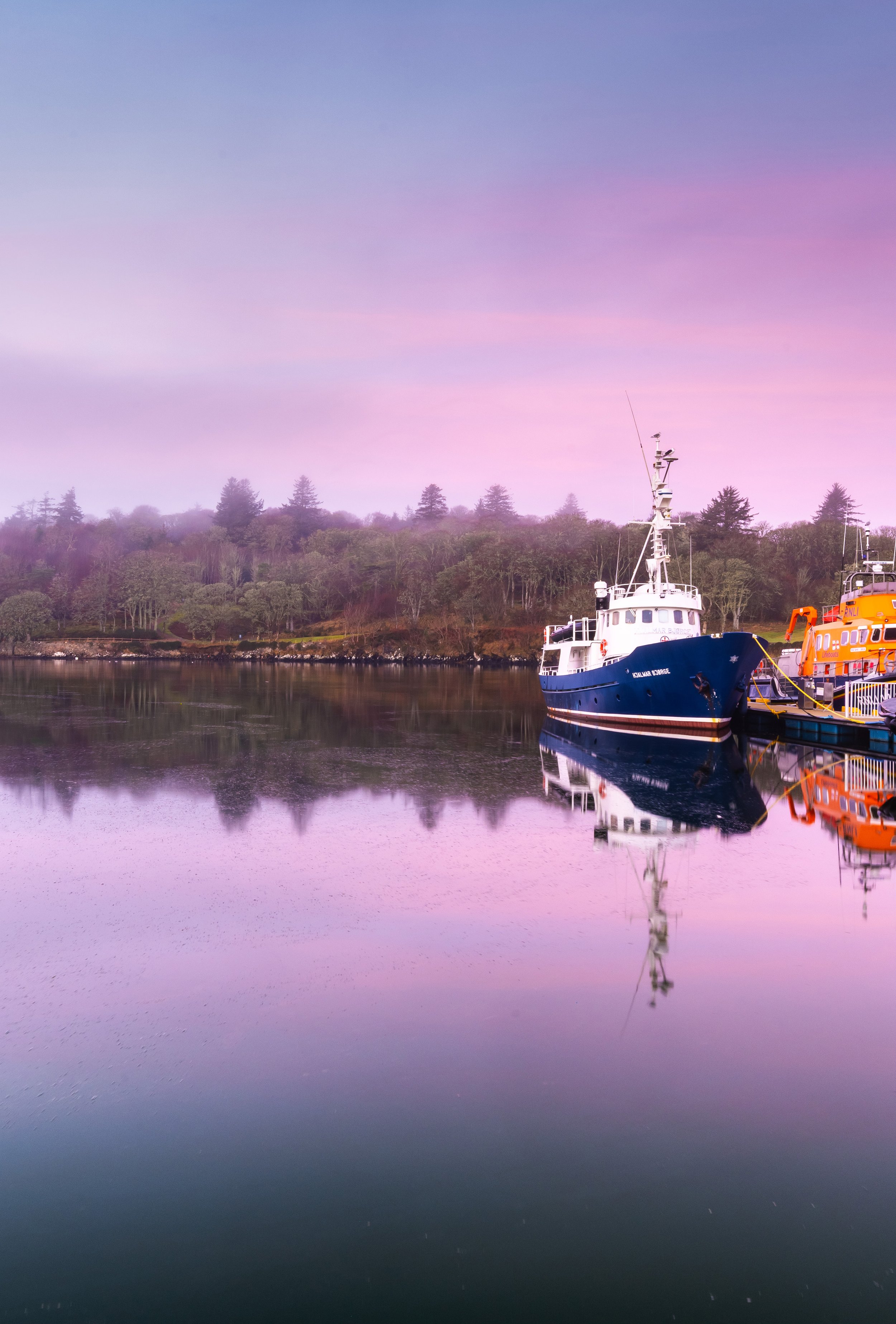 Sunrise at the harbour