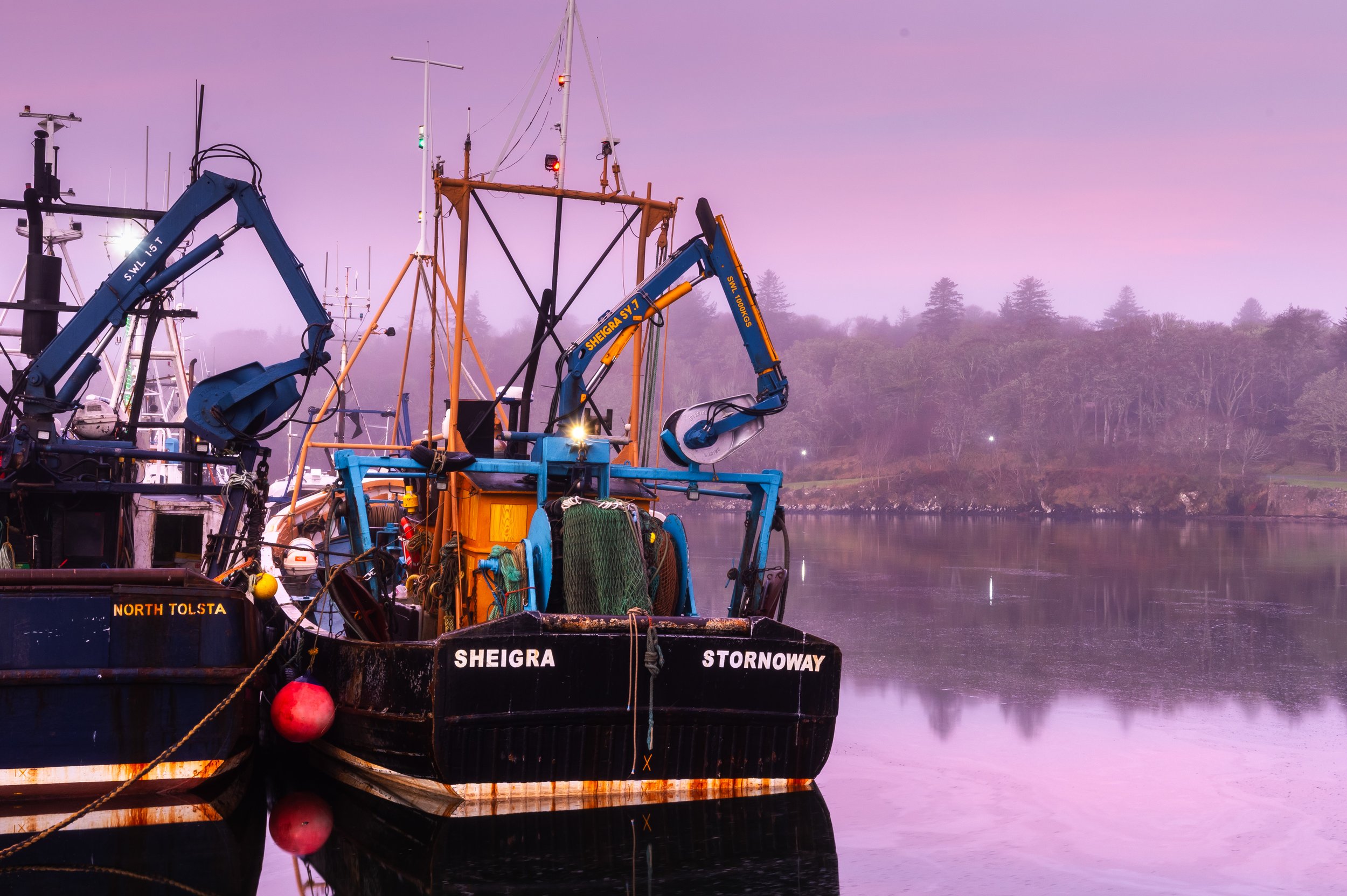Fishing Boats at sunrise