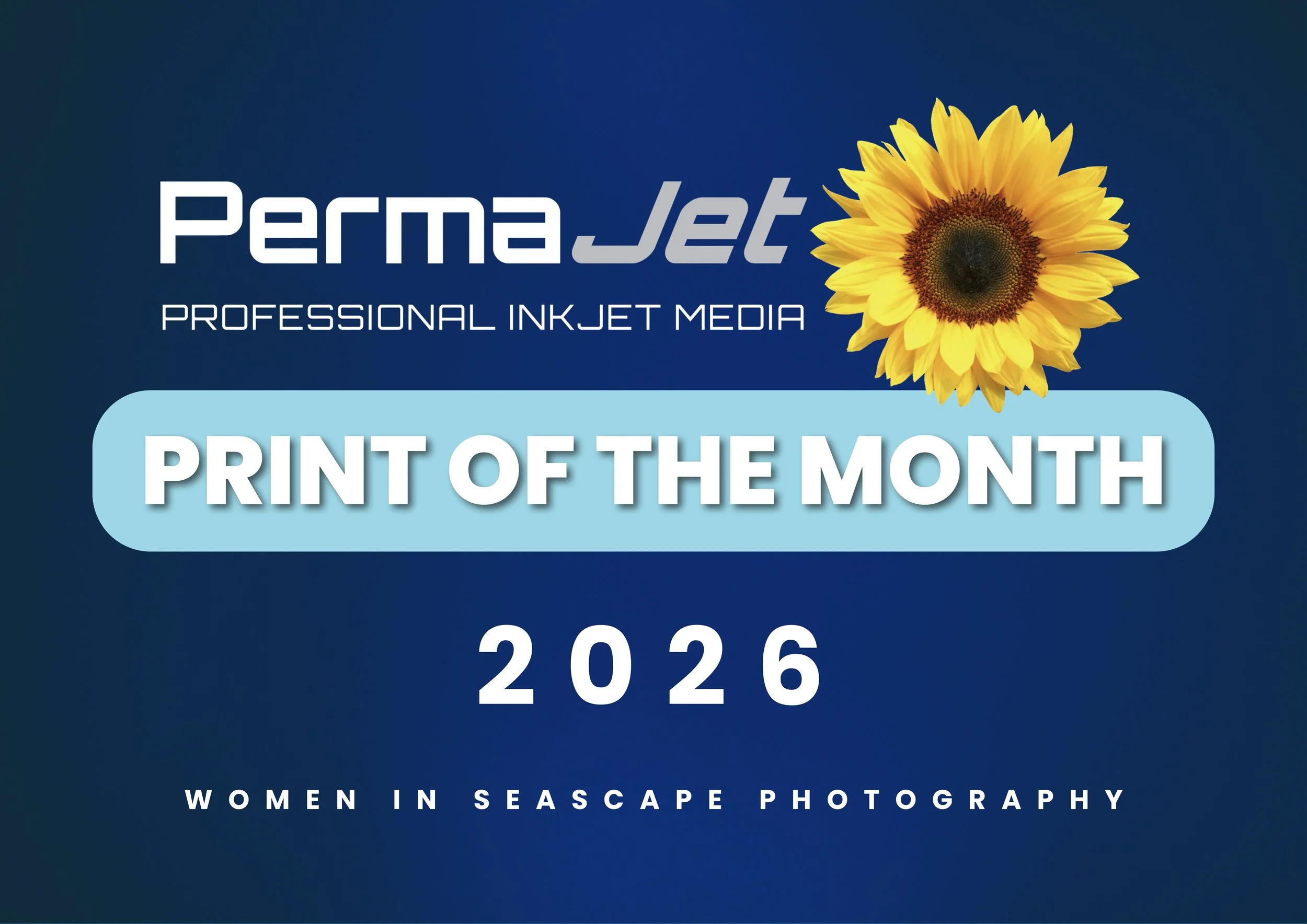 Women in seascape Photography - PermaJet Print of the month