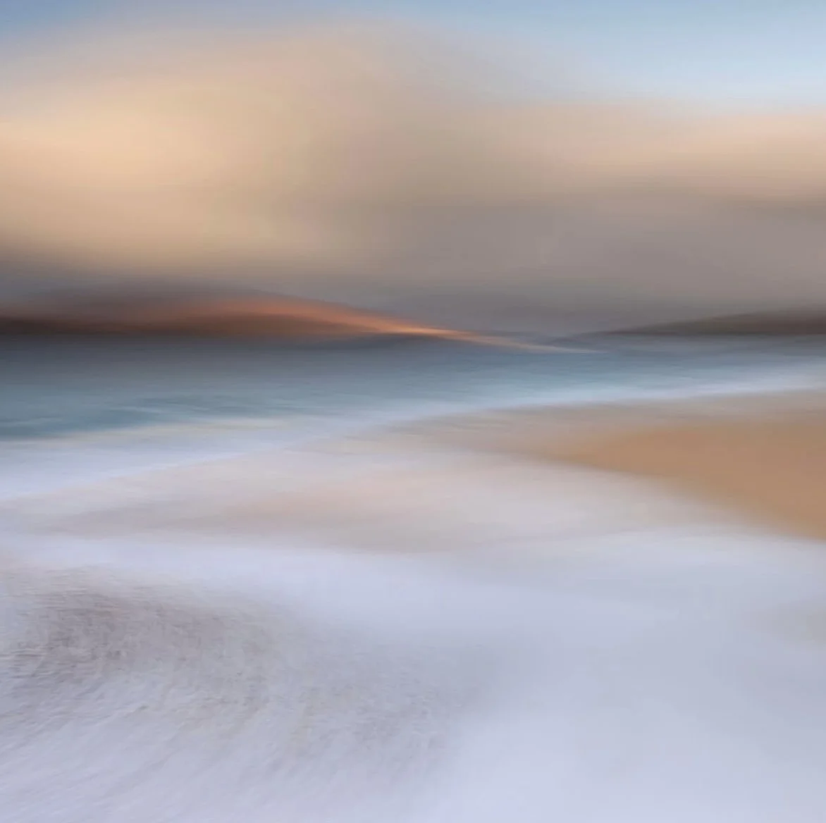 Shona Perkins’ seascape photograph selected as Print of the Month, showing coastal light and movement