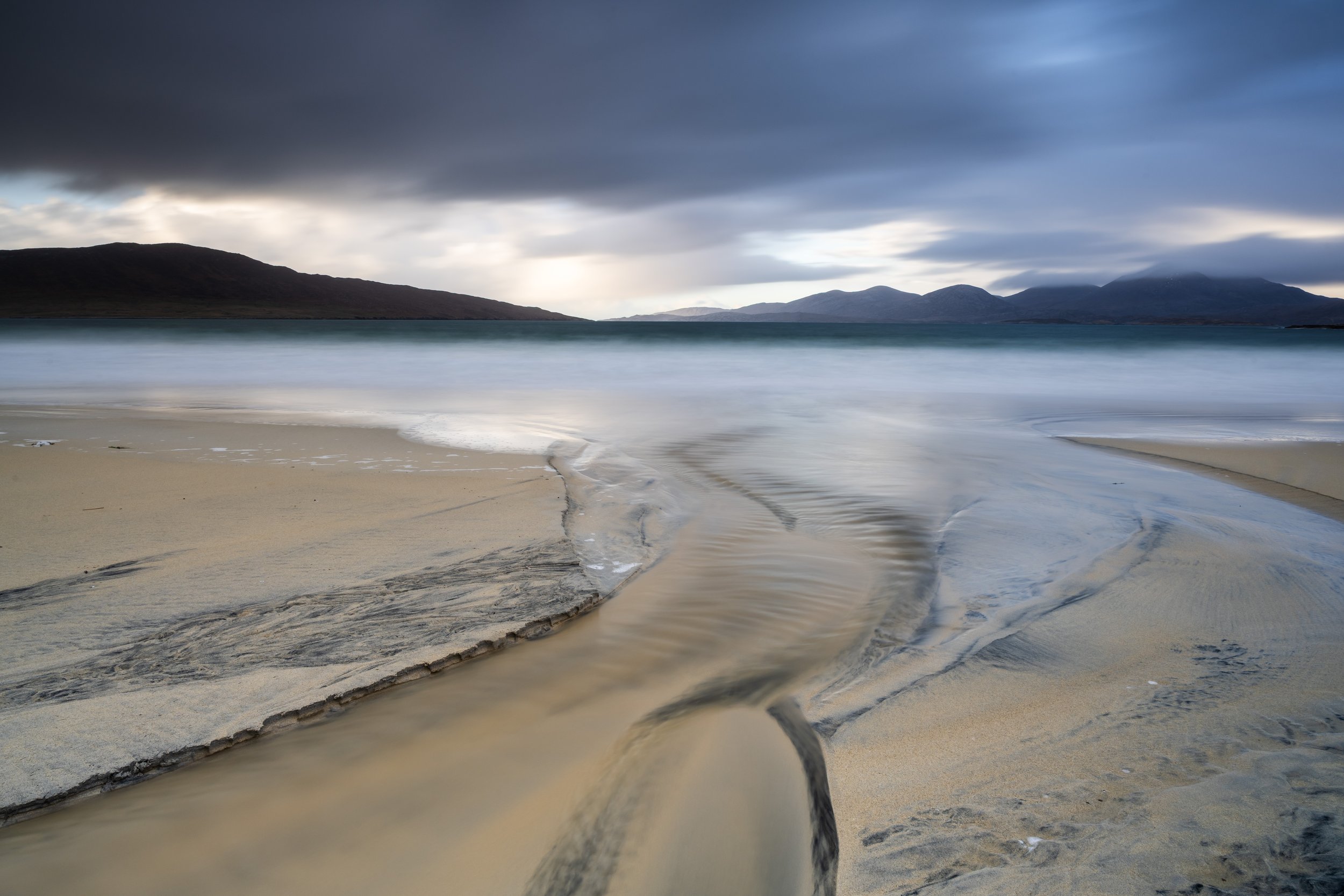 Luskentyre beach isle of harris photography tuition and workshops long exposure seascape