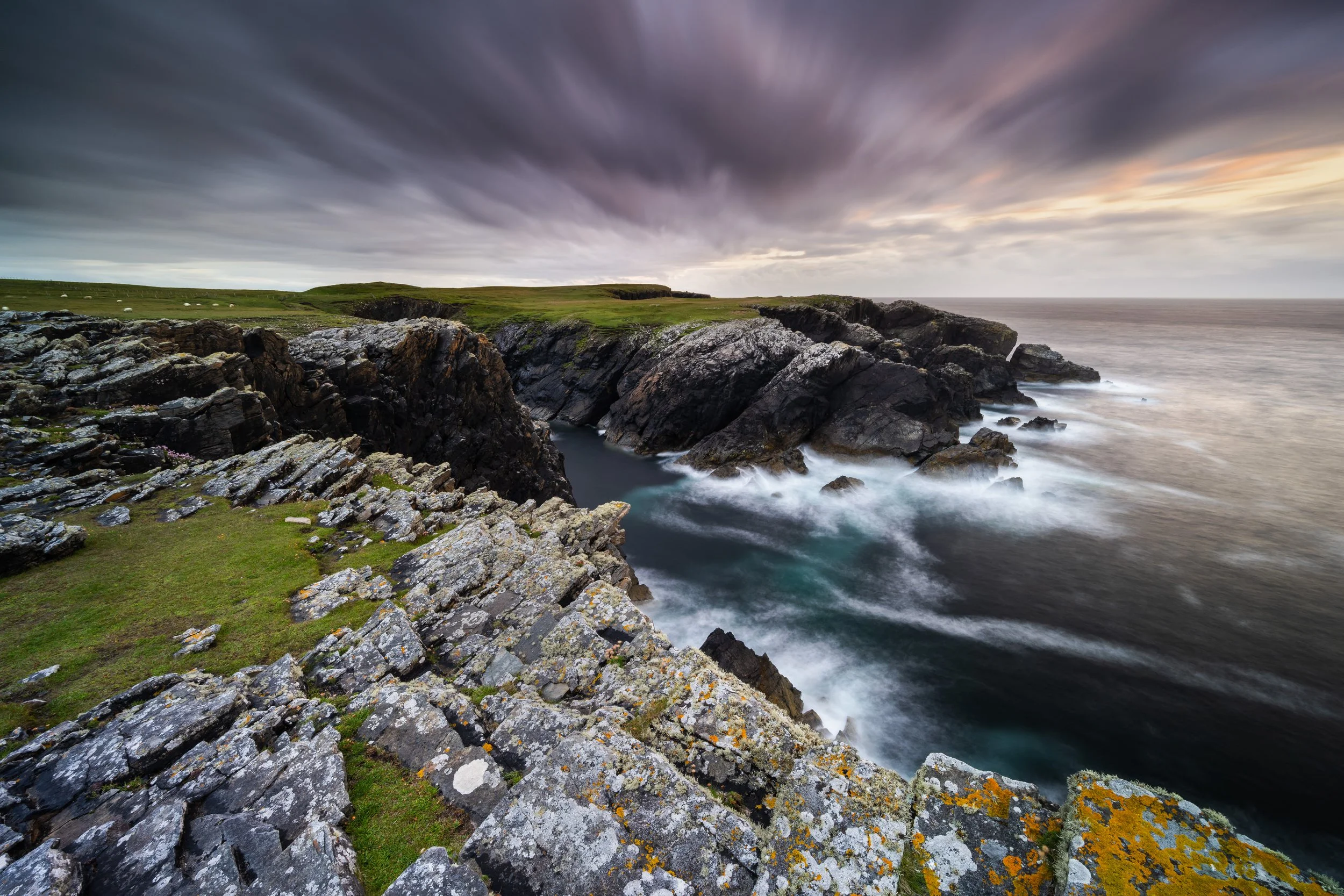 Butt of Lewis, Isle of Lewis Outer Hebrides Scotland. Long exposure seascape photography Isle of Lewis. Scotland Photography.