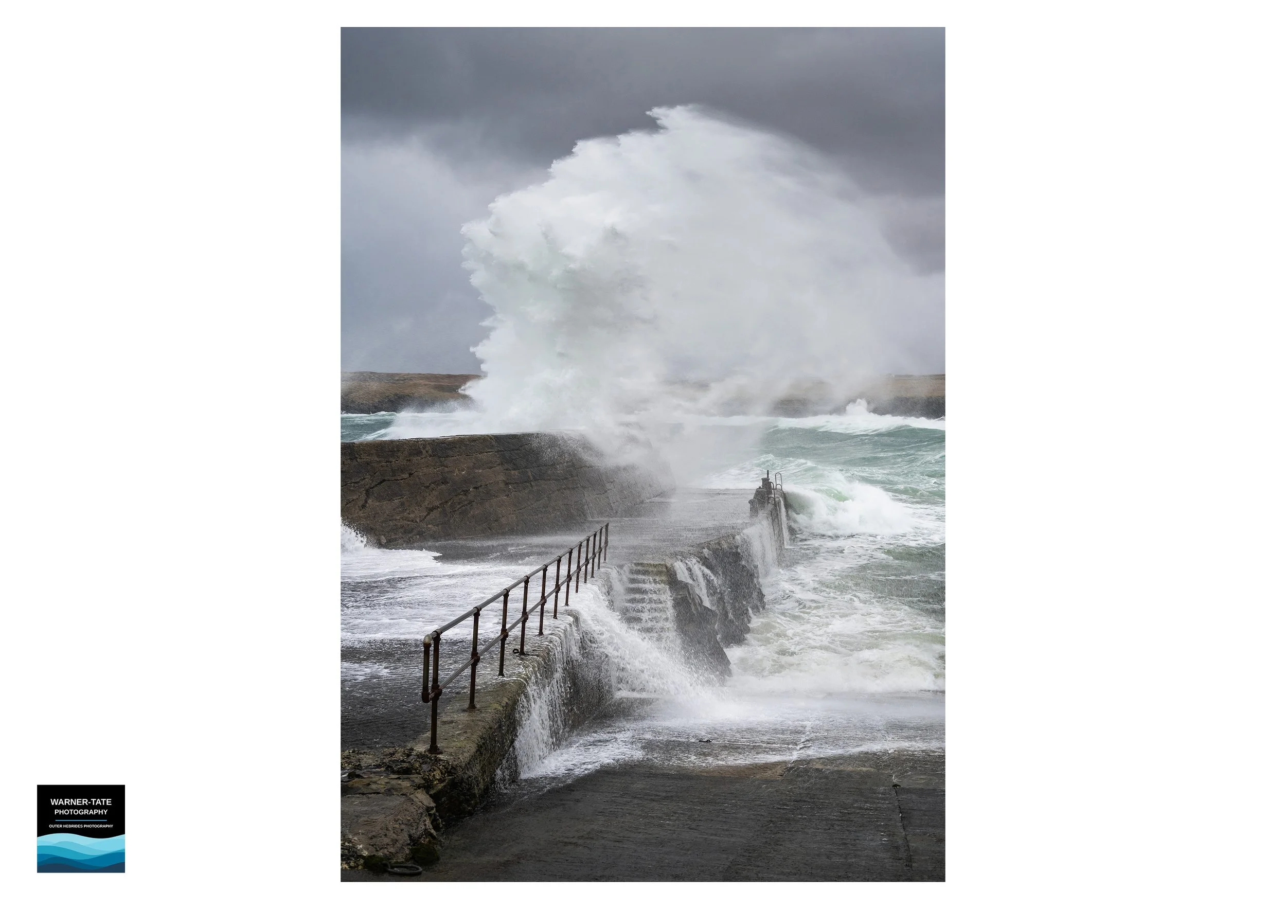 Port of Ness  Isle of Lewis Storm Wave