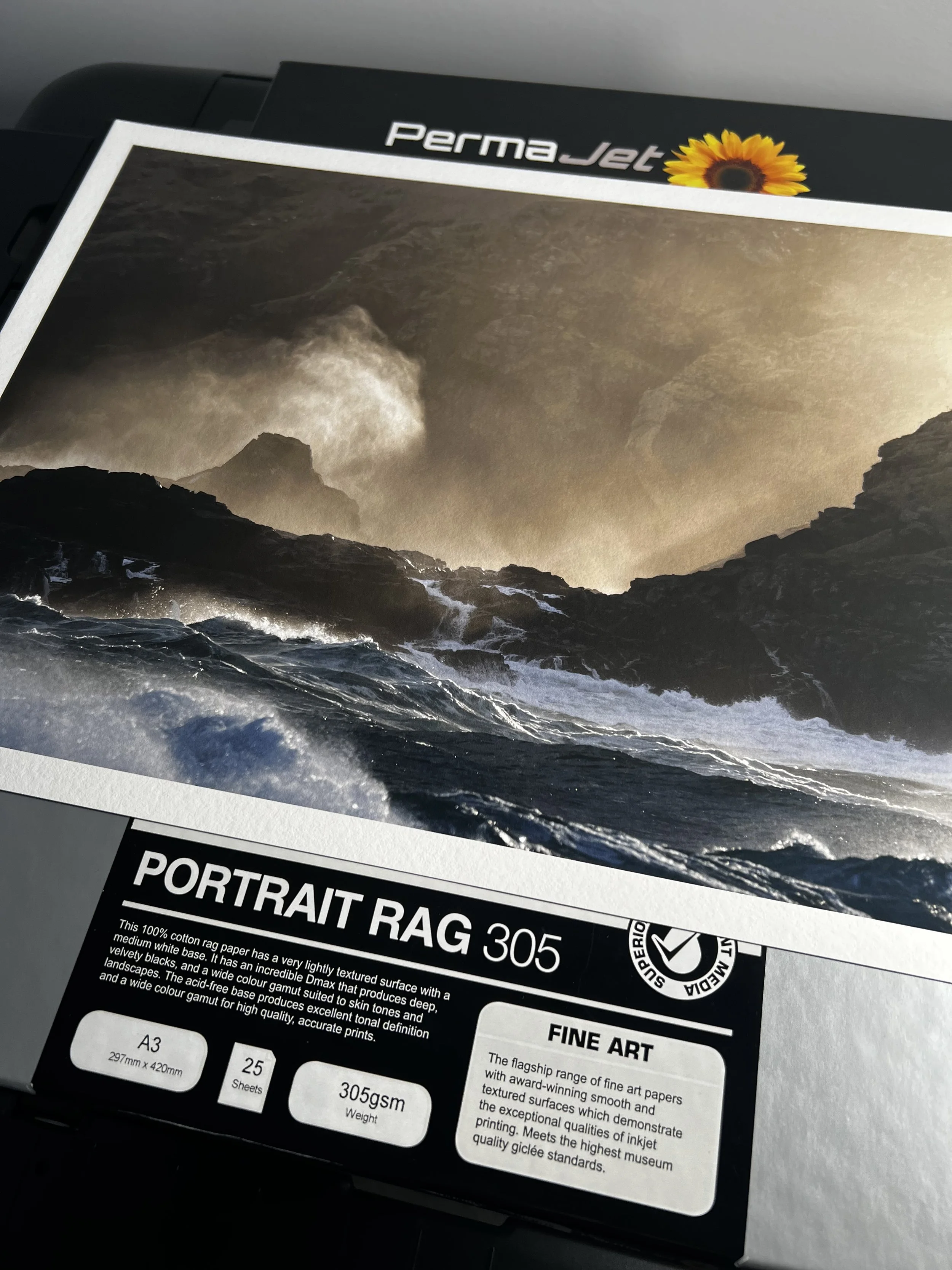 Hebridean landscape print showing port of ness photography print, featured at Warner Tate Photography Gallery in Stornoway.