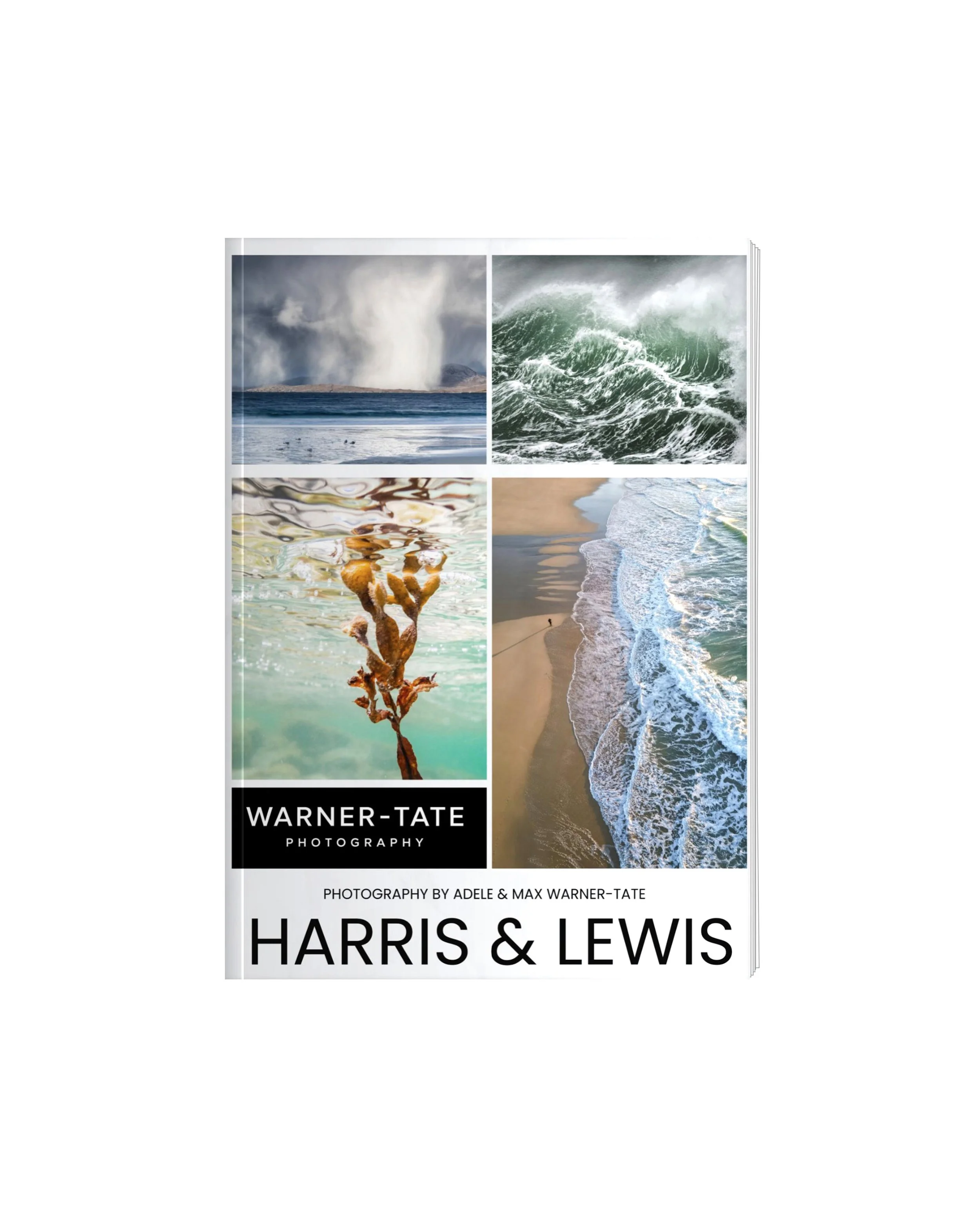 Photography book titled ‘Isle of Harris & Lewis Photography Book’, featuring a curated collection of fine‑art images from the Outer Hebrides.