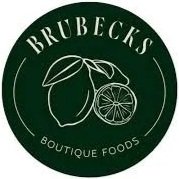 Logo for Brubucks Boutique Foods with a lemon and lemon slice illustration