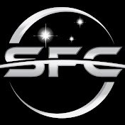 Space Faring Civilisation youtube logo Logo with the letters "SFC" inside a black circle with white stars.