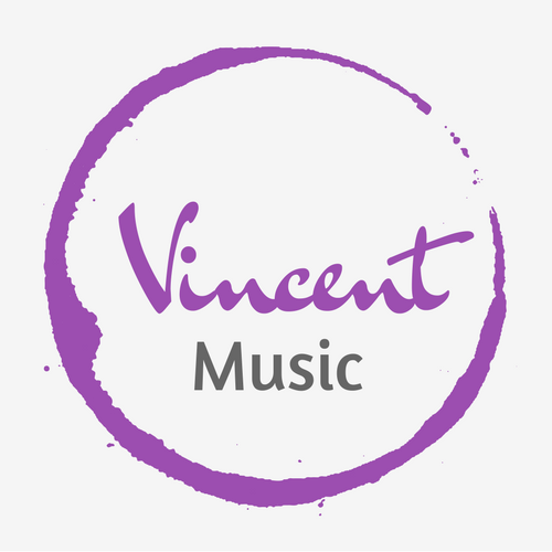 Official Vincent Music logo.