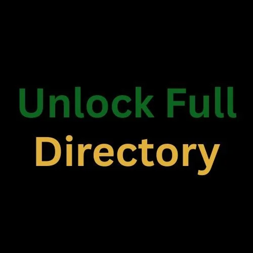 Text on a black background reading 'Unlock Full Directory' with 'Unlock Full' in green and 'Directory' in yellow.