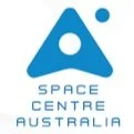 Logo of the Space Centre Australia featuring a stylized rocket and the text 'Space Centre Australia'.