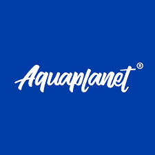 Aquaplanet logo on a blue background