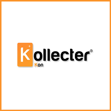 Collection Kon logo with orange and black text