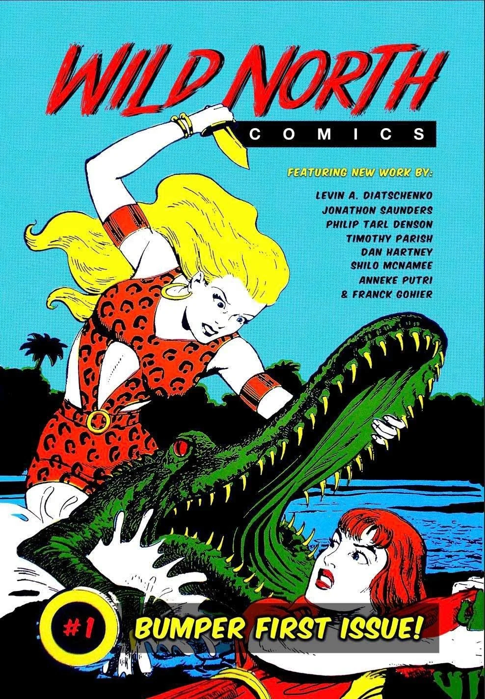 Cover of Wild North Comics #1, the publisher’s inaugural Australian comic anthology.