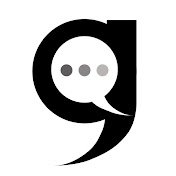 The GAZ-man youtube logo Graphic of a black quotation mark with a speech bubble containing three dots