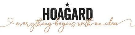 Hoagard logo with the slogan 'everything begins with an idea'