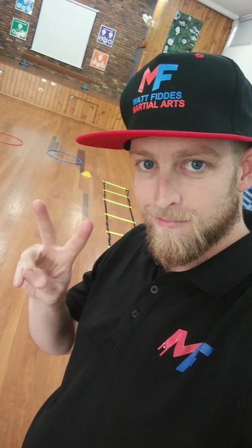 Adrian Anderson in his martial arts teaching days