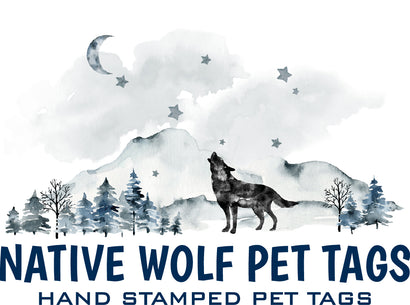 Native Wolf Pet Tags official logo