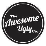 Black circular logo with white text reading 'The Awesome Ugly Co.'