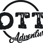 OTT Adventures Youtube channel Partial logo with the word 'ADVENTURE' in cursive underneath., with the top part of a circular design and the letters 'OT' visible.