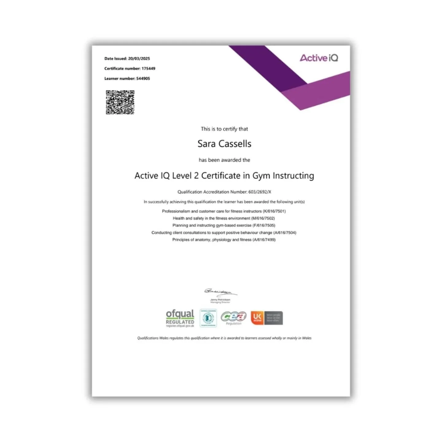 Recent Qualifications: 

For anyone who didn't know I've been doing lots of training courses to further my knowledge on movement and wellbeing this last year or 2.

I wanted to share some of the recent training courses I've completed that I'm super p