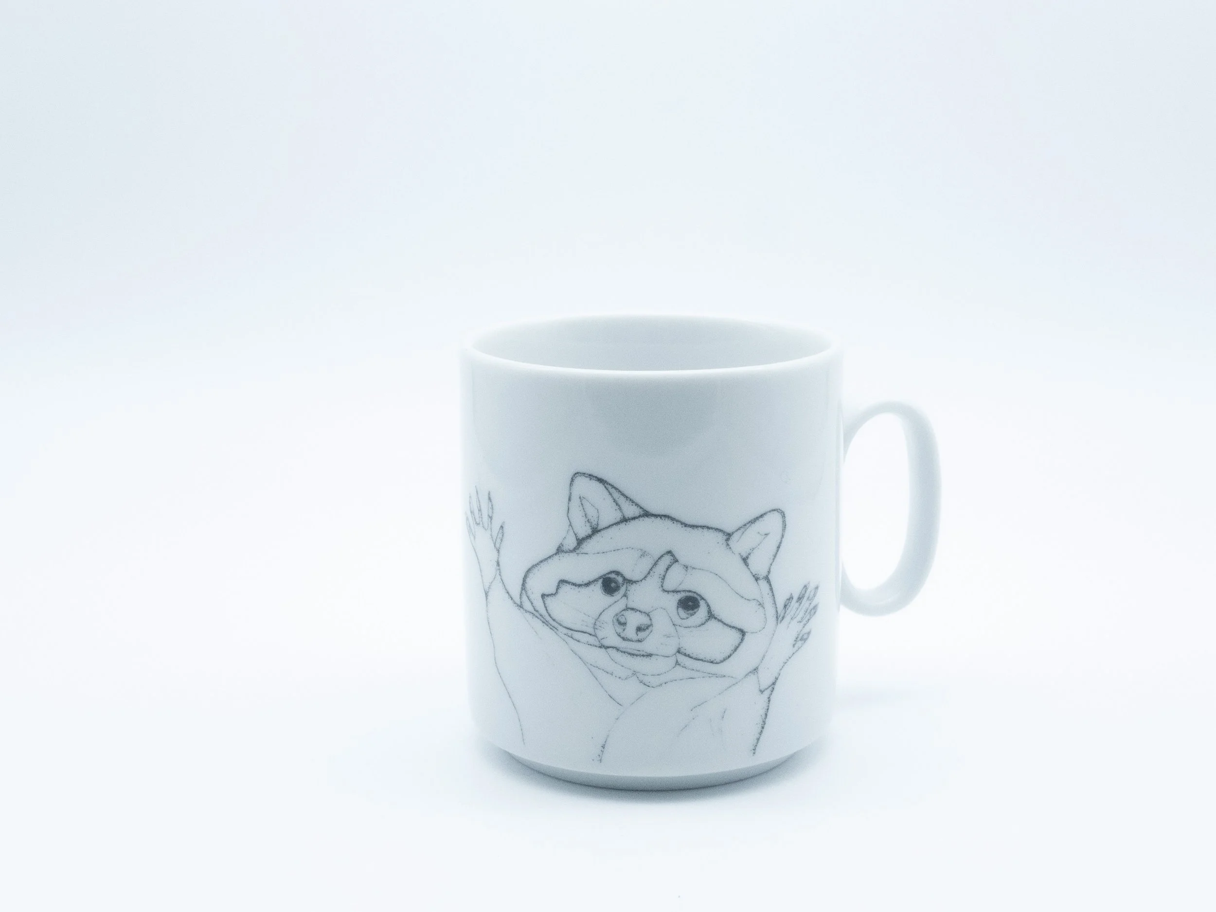 Waschbär-Tasse