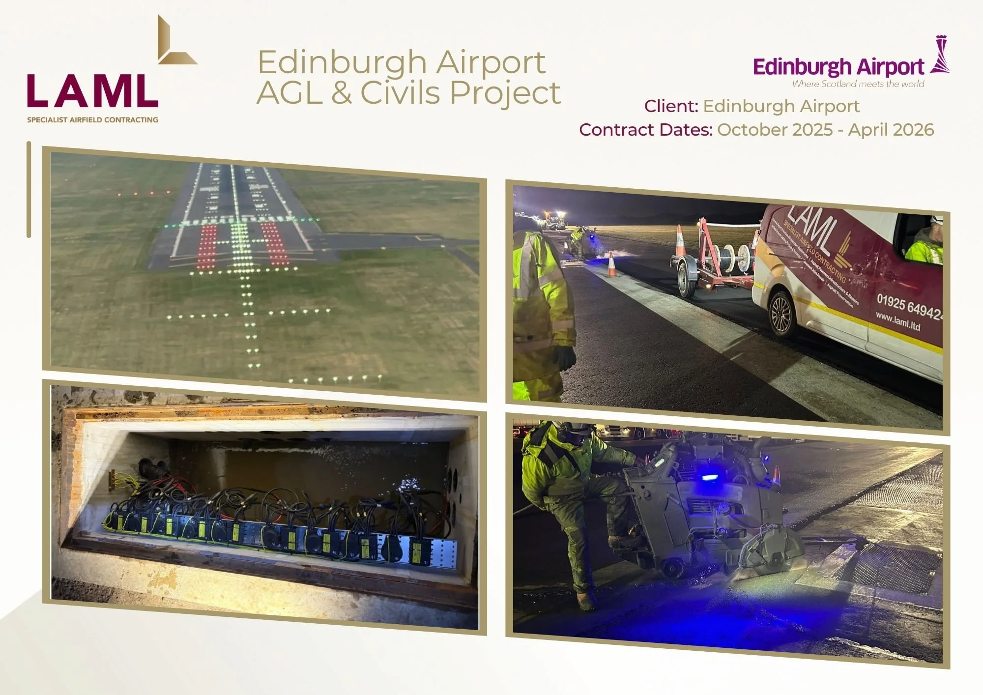 Edinburgh Airport AGL &amp; Civils Project