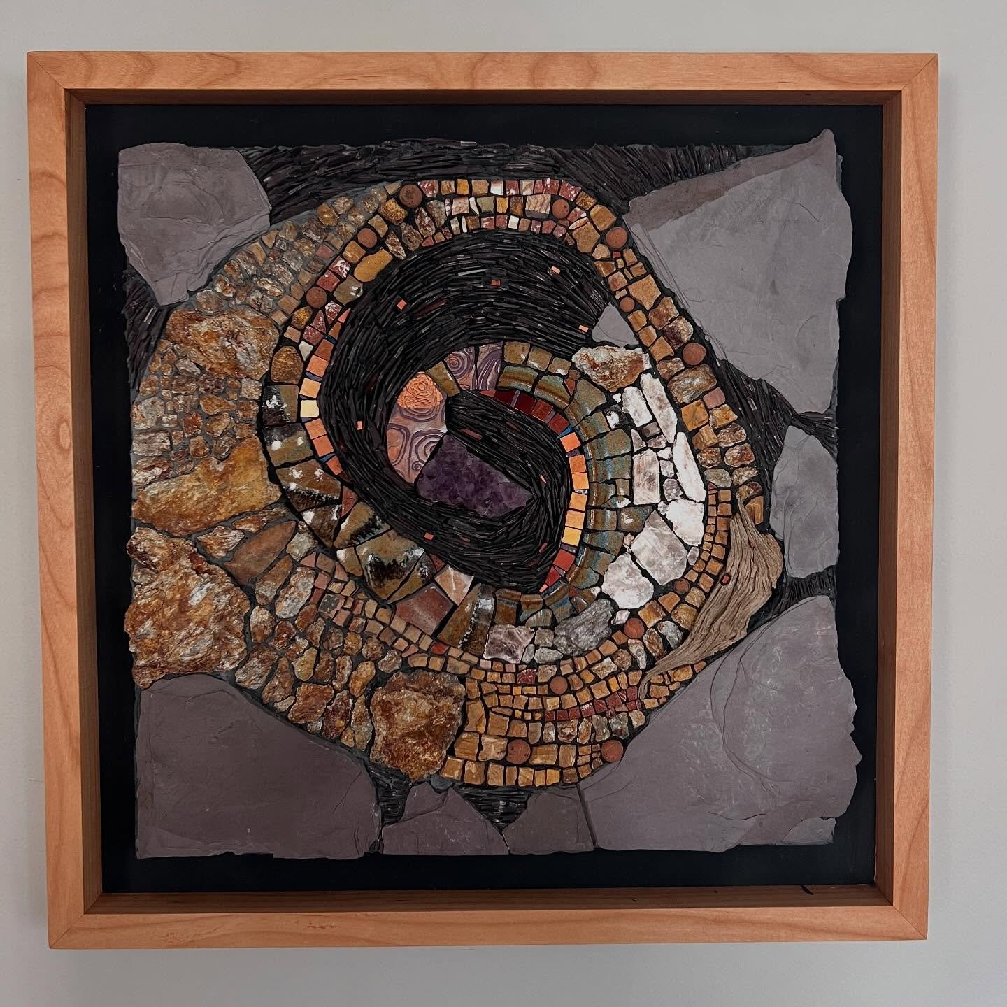 Delivered my commission to my clients today. They love it. Happy artist. 😊 

This large piece (20&rdquo; x 20&rdquo;)was both challenging and rewarding to work on and I am so very grateful for the opportunity. 

#mosaic #mosaiccommission #ashevillea